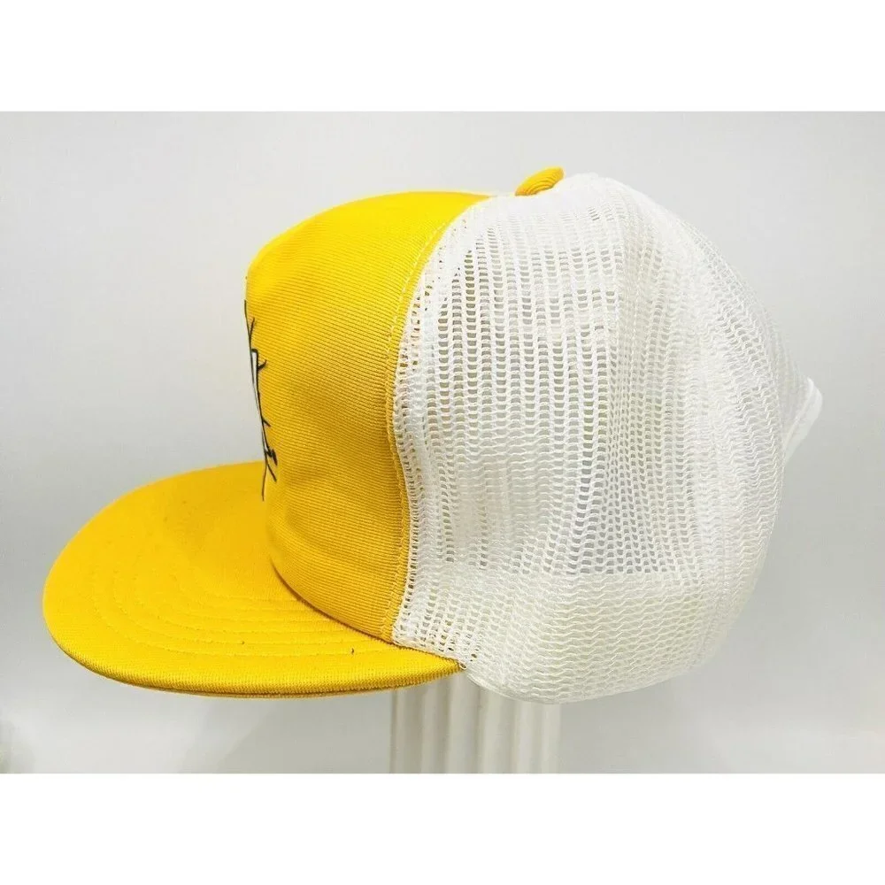 Vintage 70s 80s Olympia Gold Beer Trucker Hat Mesh Snapback Cap Brewing Co.